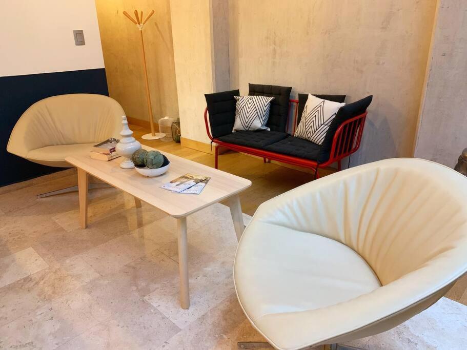 Pa - Loft A Unos Pasos De Reforma El Angel Y El Cas Embajada Usa 멕시코 시 외부 사진